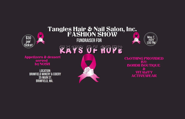 Rays of Hope Fundraiser with Tangles Hair and Nail Salon 5-7-22