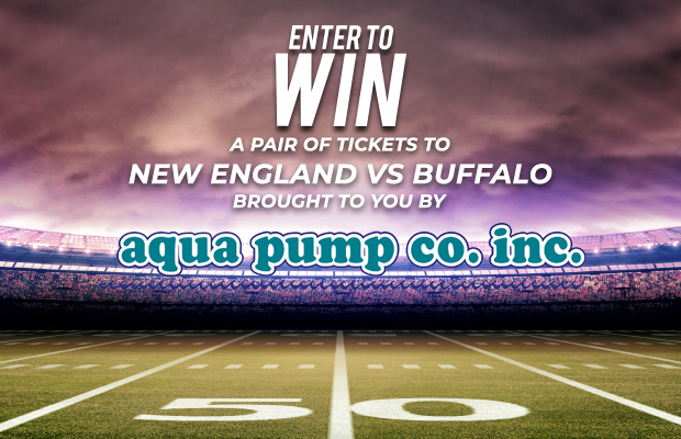 New England vs Buffalo Ticket Giveaway!