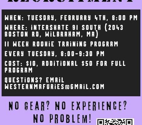 Western MA Roller Derby Rookie Night