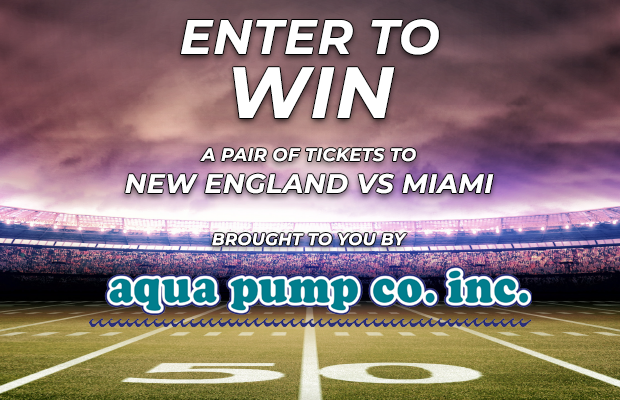 New England vs Miami Ticket Giveaway