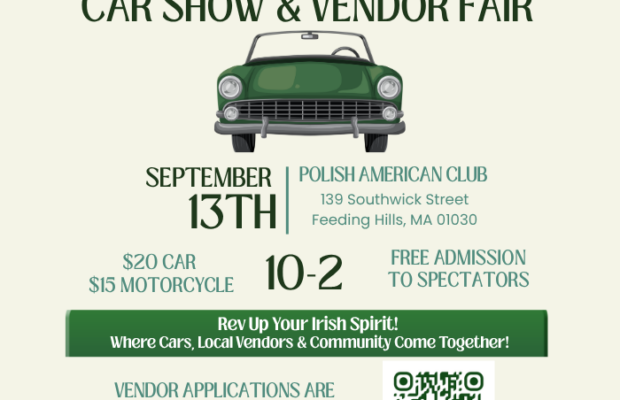 Agawam St. Patrick’s Committee Car Show and Vendor Fair